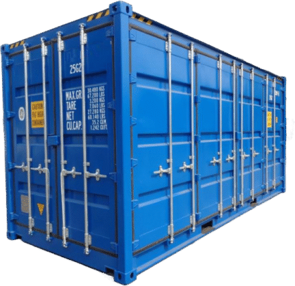 container 20 piedi High Cube con apertura laterale in vendita