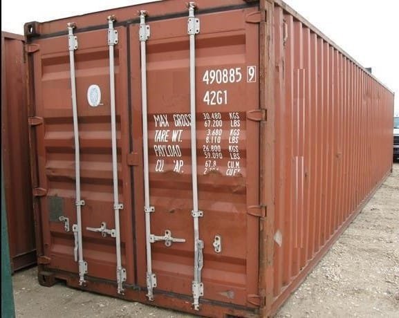 40ft-Zee-Opslag-container-B-kwaliteit-2 Container 40 Piedi Usato in Vendita