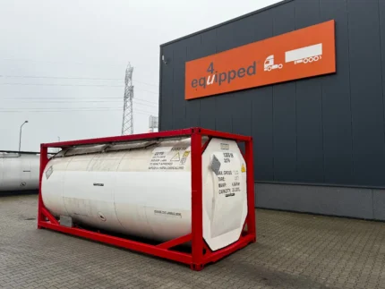 vendita tank container 20ft con frangiflutti
