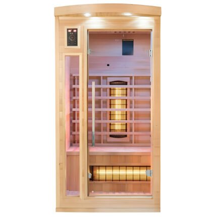 Sauna a raggi infrarossi al Quarzo 1 persona Timo 90x90 cm