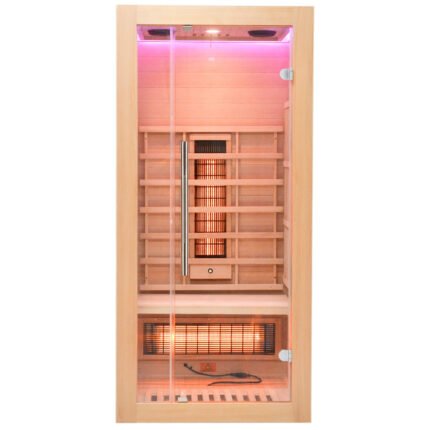 Sauna a raggi infrarossi Full Spectrum 1 posto Mandala 90x90 cm