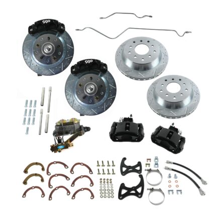 Classic Performance Complete Front and Rear Disc Brake Kits 7387FRBK5-BB - nhraceengine.nl