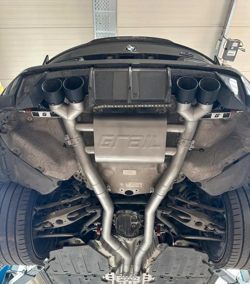 GRAIL Valved Exhaust System for BMW M3 / M4 (G8x) – Stainless Steel Performance Exhaust - BMW OEM Parts GRAIL Valved Exhaust System for BMW M3 / M4 (G8x) – Stainless Steel Performance Exhaust - BMW OEM Parts