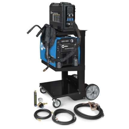 MILLER ALUMAPOWER 450 MPA MIG WELDER WITH FEEDER, 25-FT XR GUN, MIG KIT, AND CART (951840) - nhraceengine.nl