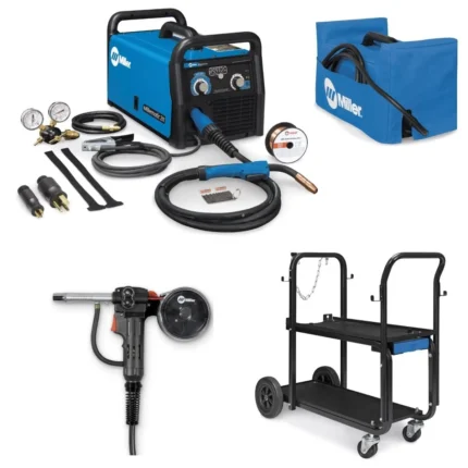 MILLER MILLERMATIC 211 MIG WELDER, AND ACCESSORIES (907614) - nhraceengine.nl
