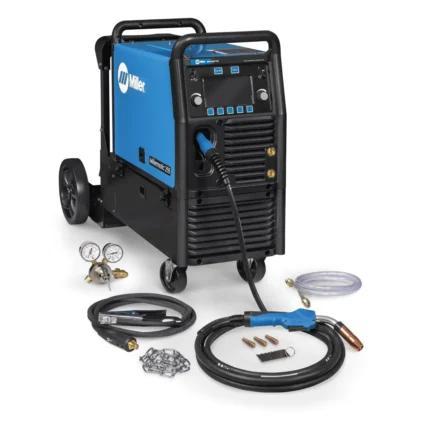 MILLER MILLERMATIC 255 MIG/PULSED MIG WELDER- 208/240V WITH RUNNING GEAR (951766) - nhraceengine.nl