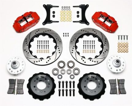 Wilwood Forged Narrow Superlite 6R Big Brake Front Brake Kits 140-12299-DR - nhraceengine.nl