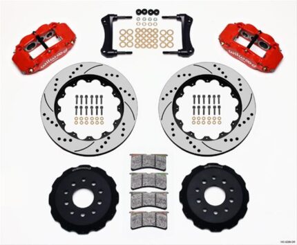 Wilwood Forged Narrow Superlite 6R Big Brake Front Brake Kits 140-9298-DR - nhraceengine.nl