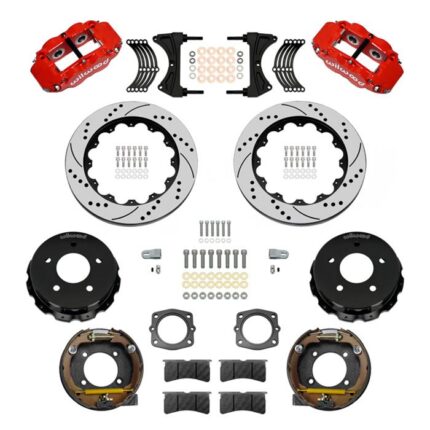 Wilwood Superlite 4R Rear Drum-to-Disc Brake Kits 140-17542-DR - nhraceengine.nl